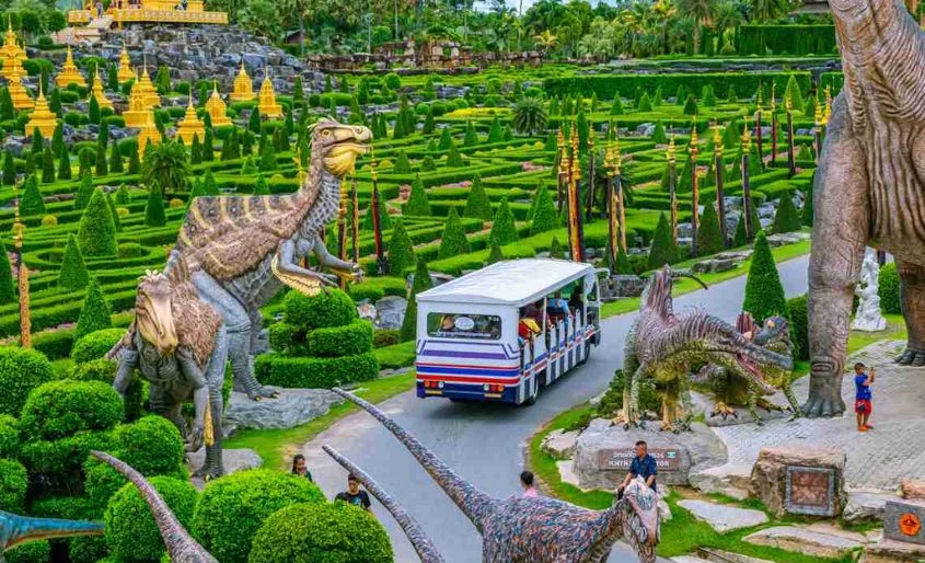 công viên khủng long Nongnooch Thái Lan