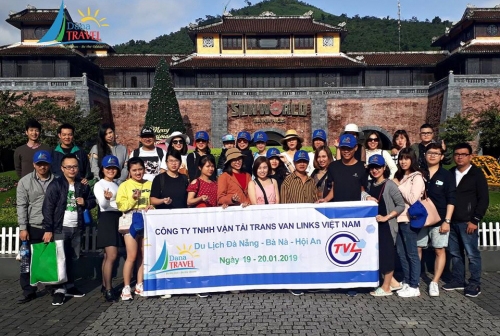 Chào mừng Công ty TNHH Vận tải Trans Van Links Việt Nam tham quan Đà Nẵng Bà Nà Hội An 19-20.01.2019