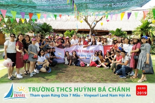 Chào mừng Hội Đồng Trường THCS Huỳnh Bá Chánh đã tham gia Tour Rừng Dừa 7 Mẫu - Vinpearl Land Nam Hội An 2/3/2019