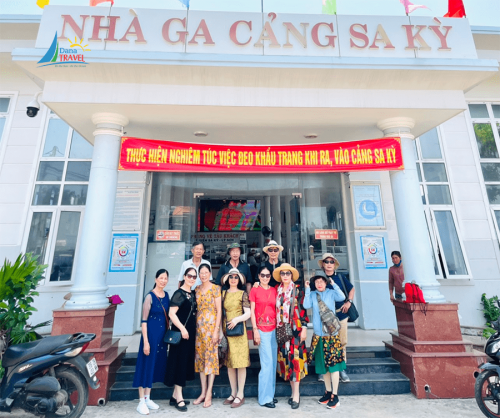 Chào đón Đoàn chú Nho đến từ Đắk Lắk  tham quan Tour Lý Sơn 2 ngày 1 đêm