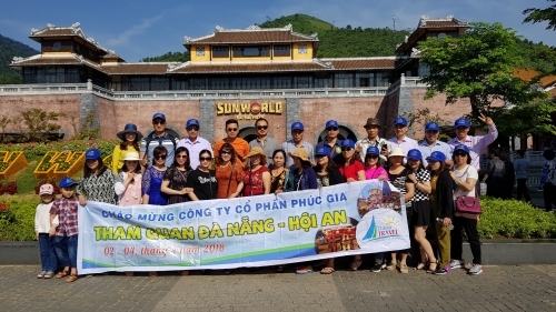 Chào mừng Công ty Cổ phần Phúc Gia tham quan Đà Nẵng 3 ngày 2 đêm