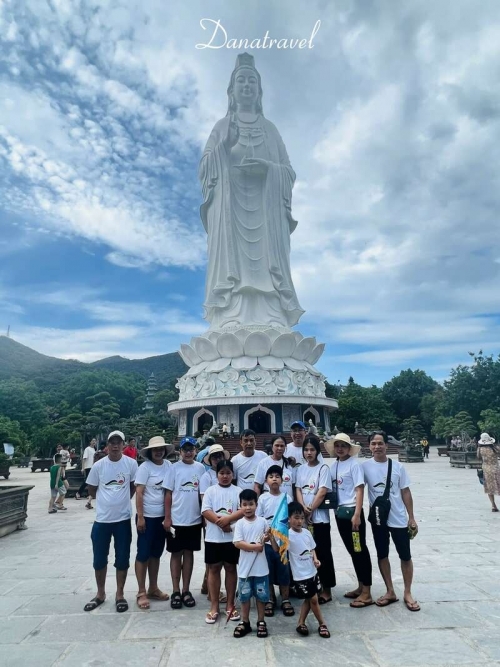 Chào đón Đoàn Gia Đình chị Thơm đến từ Hải Dương tham quan tour Bà Nà Hội An Núi Thần Tài 3N2Đ