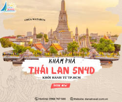 TOUR DU LỊCH THÁI LAN 5 NGÀY 4 ĐÊM - KHỞI HÀNH  TP.HCM 